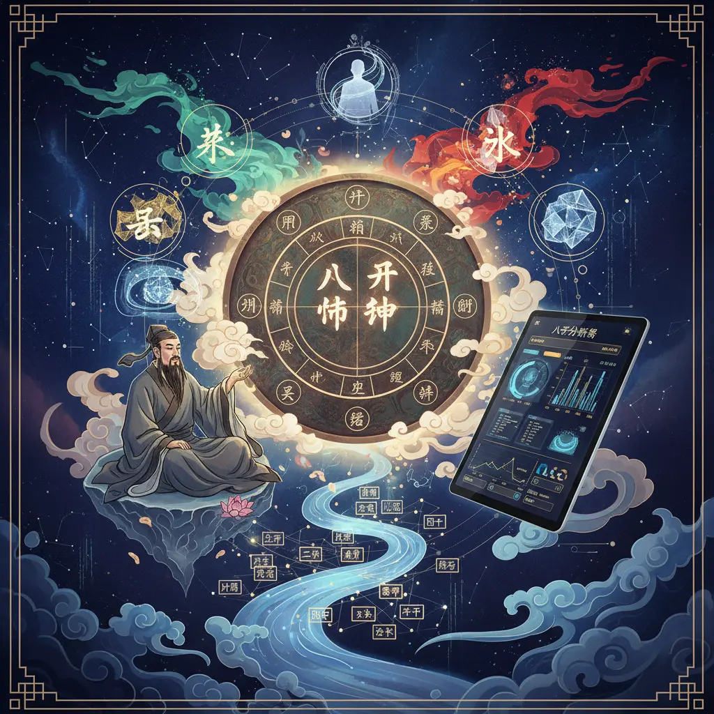 八字命理 - 八字命盤