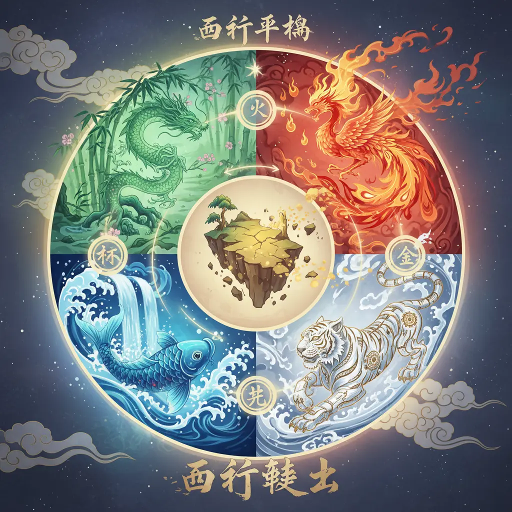 五行平衡 - 五行缺土