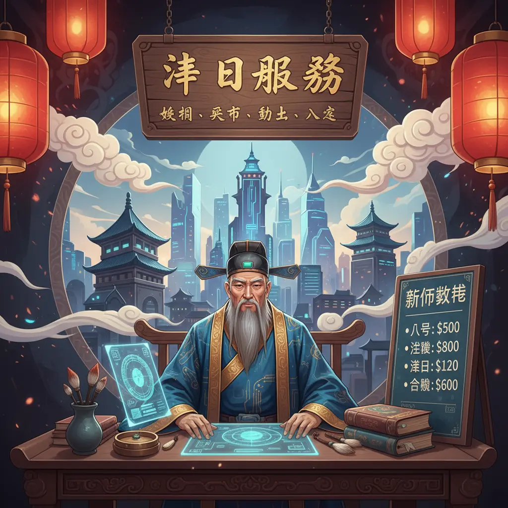 算命收費 - 擇日服務