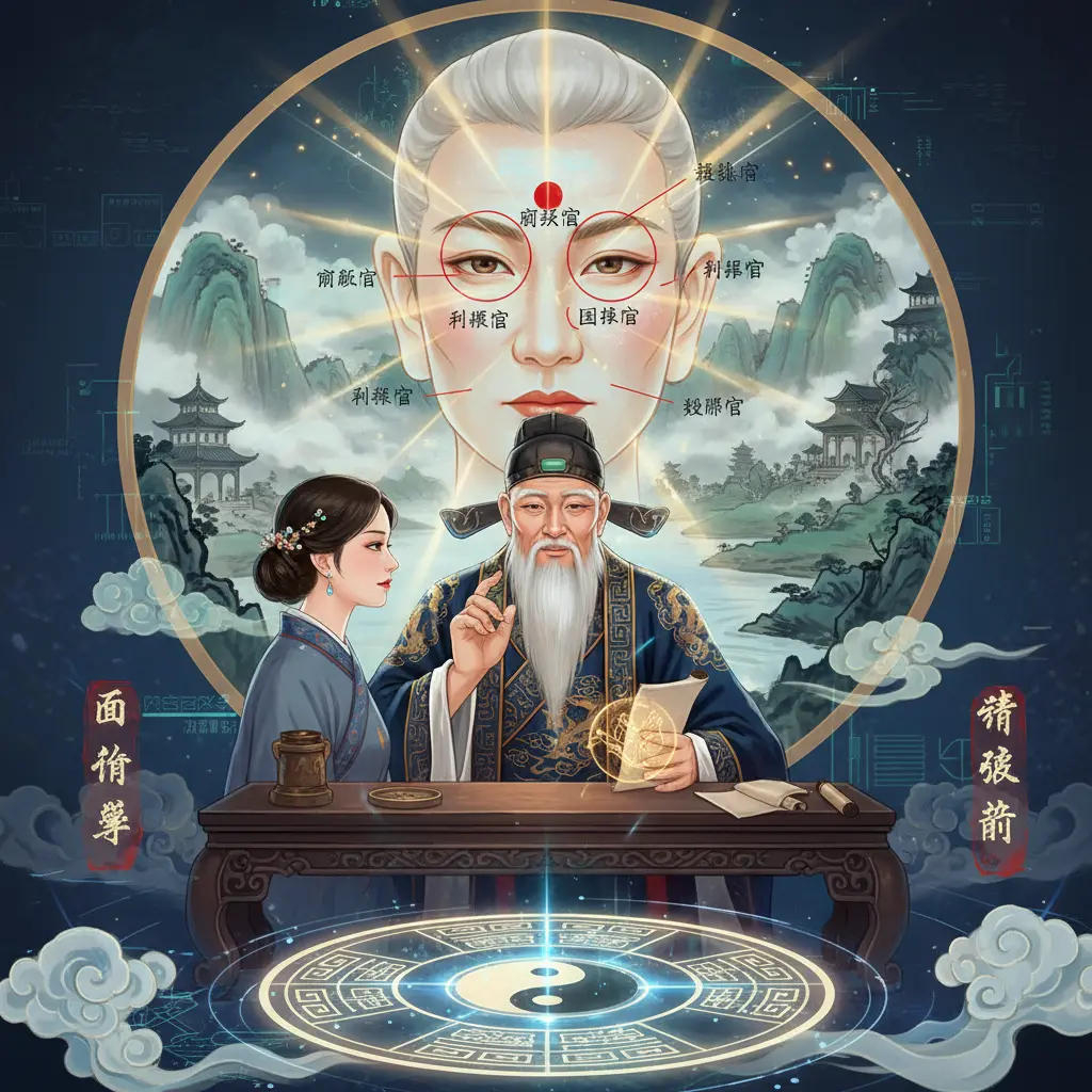 算命師傅 - 面相學