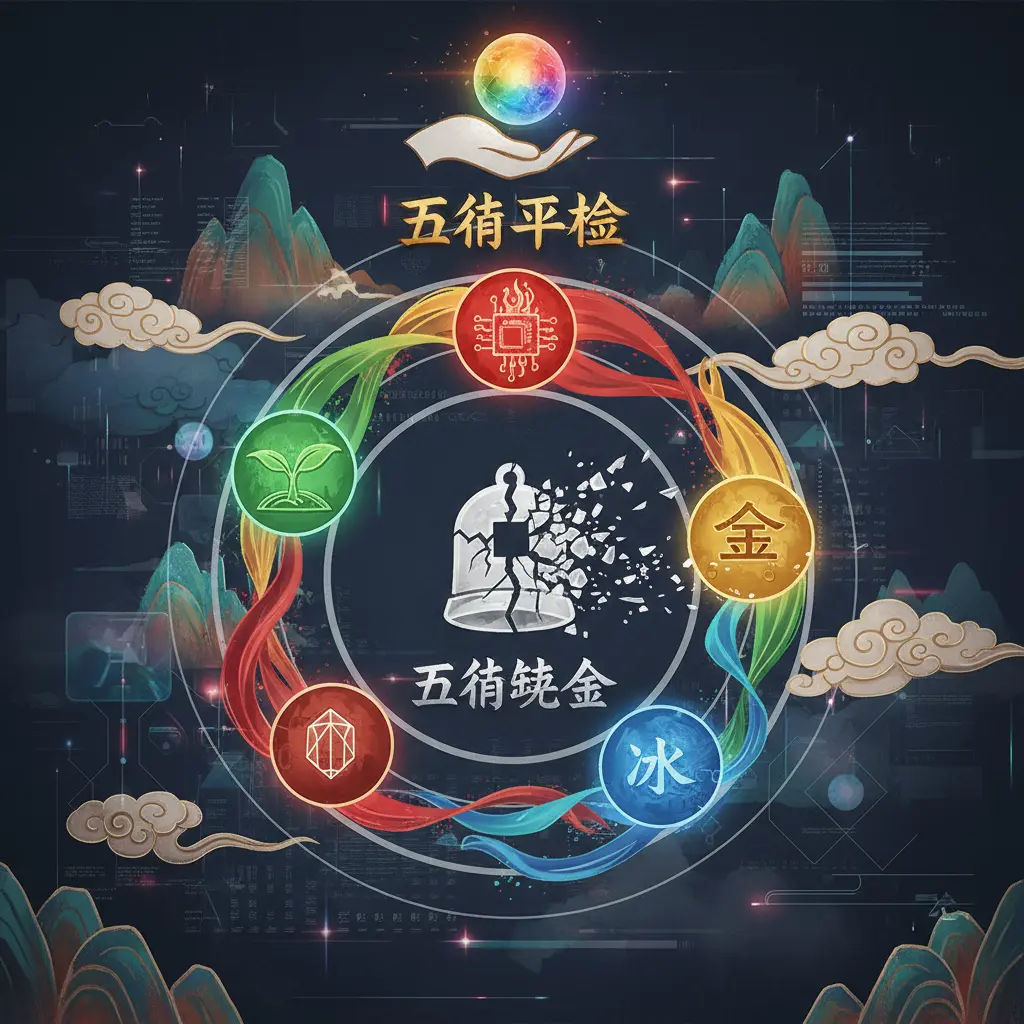 五行平衡 - 五行缺金